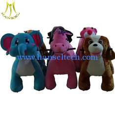 الصين Hansel  attractive shopping mall  plush coin operated aniaml ride for sale المزود