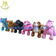 الصين Hansel wholesale walking coin operated motorized plush riding animals المزود