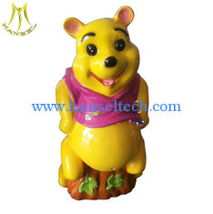 الصين Hansel   coin operated battery moto machine fiberglass bear ride المزود