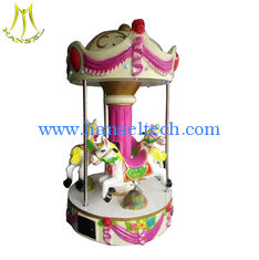 الصين Hansel Guangzhou 3 seats portable small merry go round carousel for sale المزود
