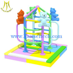 الصين Hansel  indoor theme park for kids soft play equipment climbing castle المزود
