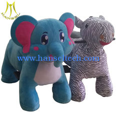 الصين Hansel Plush motorized stuffed animals electric kids ride on horse for sale المزود