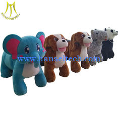 الصين Hansel children's game ride on furry animal toy animal robot ride for kids party المزود