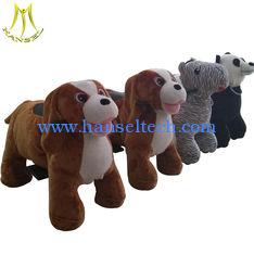الصين Hansel Coin operated dog ride on stuffed animal ride on wheels for sale المزود