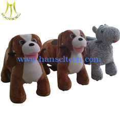 الصين Hansel battery operated plush dog electric scooter ride on toy for kids المزود