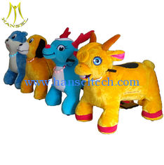 الصين Hansel  wholesale children moving dog animal electronic ride on unicorn for park المزود