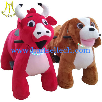 الصين Hansel outdoor playground plush walking electric animal ride for kids المزود