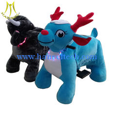 الصين Hansel  battery operated walking rides zippy coin plush animal scooters in mall المزود
