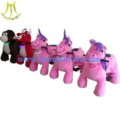 الصين Hansel amusement walking unicorn plush battery operated toy horse المزود