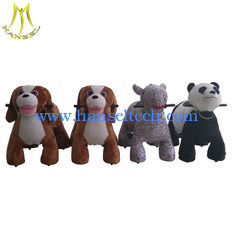 الصين Hansel  plush dog toys rides child animal car electric walking toys for mall المزود