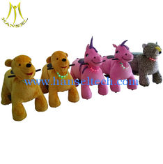 الصين Hansel kiddie ride on coin operated electric plush motorized animals المزود