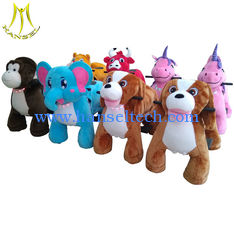 الصين Hansel wholesale stuffed electronic games ride on furry animal for kids المزود