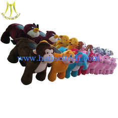 الصين Hansel children indoor rides games stuffed animal unicorn on wheels المزود