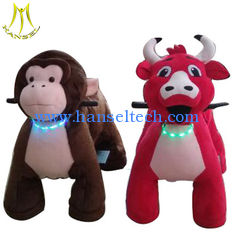 الصين Hansel  battery operatd indoor rides animal design coin operated plush toy machine with light المزود