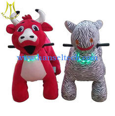 الصين Hansel  attractions in china motorized plush riding animals battery operated bull ride المزود