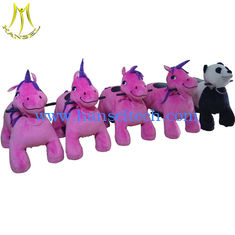 الصين Hansel Guangzhou factory outdoor plush moving toy car animal ride المزود