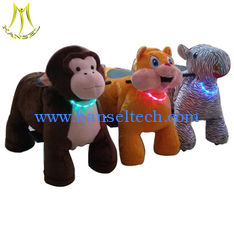 الصين Hansel 	2018 attraction plush unicorn electric scooter ride on animal toy المزود