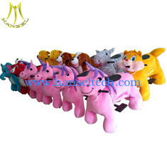 الصين Hansel wholesale children go kart amusement rides plush ride on animals المزود