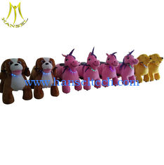 الصين Hansel  indoor playground stuffed electric animal scooter for family park المزود