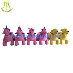 الصين Hansel hot-selling kids plush riding animals plush riding motorized animals المزود