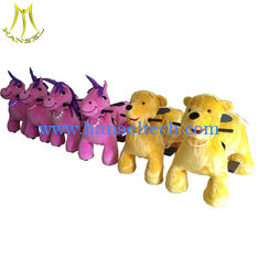 الصين Hansel  battery car kiddy rides stuffed animal unicorn for kids المزود