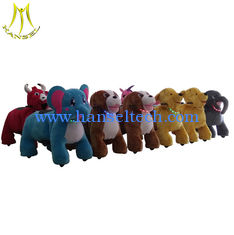 الصين Hansel  children indoor rides games stuffed animal unicorn on wheels المزود