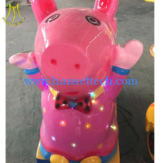 الصين Hansel  kiddie rides with tokens amusement park pink pig ride المزود