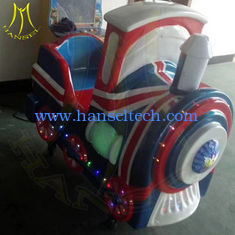 الصين Hansel Used fiber glass kiddie rides happy riding funny racing car المزود