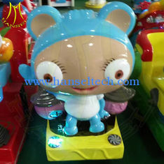 الصين Hansel high quality coin operated fiber glass electric kid ride on toy المزود