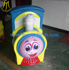 الصين Hansel Used fiber glass kiddie rides happy riding funny racing car المزود
