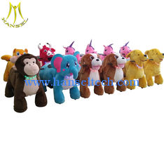 الصين Hansel hot-selling kids coin operated indoor plush riding motorized animals المزود