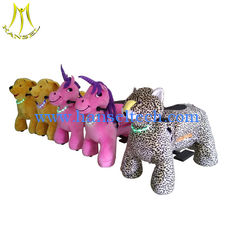 الصين Hansel   hot coin operated rideable horse toys plush animal toy rides المزود