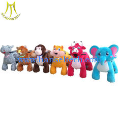 الصين Hansel children amusement park rides motorized plush riding animals المزود