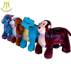الصين Hansel   coin operated plush electric rideable animal kids ride on 4 wheel electric bike المزود