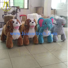 الصين Hansel hot selling amusement electric kids ride on motorized stuffed animals المزود