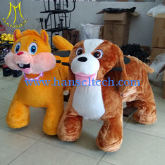 الصين Hansel high quality battery operated 4 wheels scooter motorized plush riding animals with batttery indicator المزود