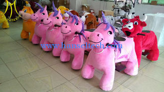 الصين Hansel children ride on animal cars go kart stuffed electric toy animal المزود