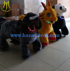الصين Hansel shopping mall coin operated walking animal chiristmas deer rides المزود