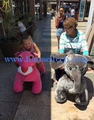 الصين Hansel attractive stuffed animal plush electric ride on animalel kids mall المزود