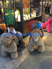 الصين Hansel  wholesale walking coin operated popular animal bike for mall walking animal toy animal scooter in mall المزود