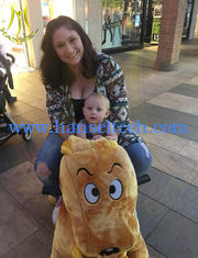 الصين Hansel  coin operated car kids ride on stuffed animal toy electric  ride المزود