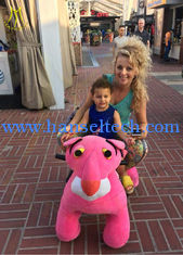 الصين Hansel large size adults and kids drivable coin operated battery animal scooter in mall المزود