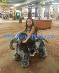 الصين Hansel  indoor amusement rides kids plush toys stuffed animals on 4 wheels المزود