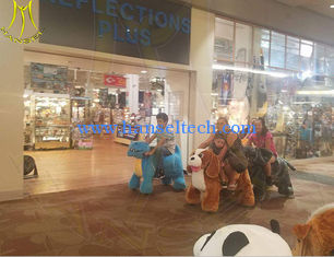 الصين Hansel battery operated kiddie electric ride on walking toy unicorn in mall المزود