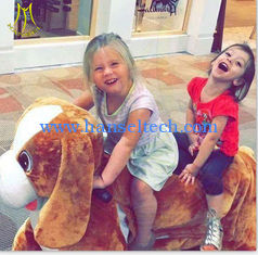 الصين Hansel 2018 commercial  large unicorn stuffed animal battery plush riding animals for indoor playground المزود