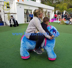 الصين Hansel children electric plush battery operated zoo animal toy rides for sale المزود