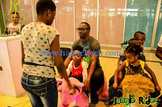 الصين Hansel popular plush stuffed animal bike ride electric ride on toy unicorn in mall المزود