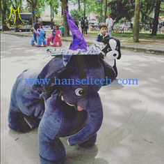 الصين Hansel amusement park plush animal design electric animal scooter for mall المزود