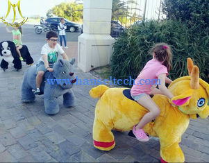 الصين Hansel entertainment games shopping mall electric mountable animal plush ride المزود