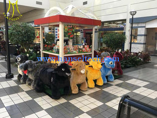 الصين Hansel unicorn motorized plush animal kids ride on unicorn toy for shopping center المزود